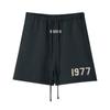 Fog Multi-Line Essentials Hhh Flocking 1977 Estampado Moderno Suelto Versátil Shorts Pantalones Tres Cuartos