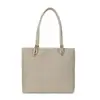 Bolsa de ombro com padrão trançado retrô para mulheres, bolsa de mão casual simples e texturizada, bolsa tote versátil de grande capacidade
