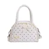 Bolsa Infantil Transfronteriza, Nuevo Estilo Coreano Bolso de Mano de Lunares con Lazo, Bolsa Cruzada Linda de Encaje para Niña, Bolsa para Labial