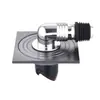 Desagüe de piso de acero inoxidable de alta calidad en color gris plomo, alto caudal, para baño, regadera, lavadora, alcantarilla, a prueba de insectos y olores