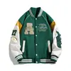 Chaquetas de Béisbol Modernas Estilo Americano Hechas a Medida para Comercio Transfronterizo Europeo y Americano, Abrigos y Chaquetas de Algodón, Diseño Personalizado y Patronaje a partir de Dibujos y Muestras Proporcionadas