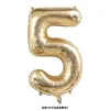 Globo Digital de Papel de Aluminio de 40 pulgadas Forma de Set de Cumpleaños Suministros de Decoración para Fiestas Globos con Números de Cumpleaños Venta al por Mayor