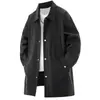 Cortavientos para hombre NASA ABOUT extragrande, nueva colección primavera/otoño 2026, talla grande, casual, corte holgado, chaqueta de trabajo de longitud media