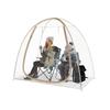 Barraca Externa de PVC Transparente com Alta Transparência e Vista Panorâmica, Barraca para Visualização de Esportes, Barraca de Pesca à Prova de Vento e Chuva, Personalizável