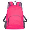 Mochila plegable de tela 420D para viajes al aire libre, regalo publicitario, mochila de entrenamiento para estudiantes adultos, impresión de logotipo.