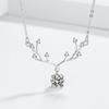 Colar de prata esterlina s925 Deer Have You Moissanite Diamond Coreano Luz Luxo Nicho Pingente Aniversário Dia dos Namorados Presente