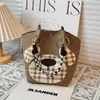 Bolsas de Mano Tejidas Populares Japonesas y Coreanas Cuidadosamente Seleccionadas, Bolsos de Trabajo Portátiles, Bolsos Tote de Gran Capacidad, Bolsos Cuadrados Pequeños para el Viaje Diario
