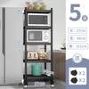 Estantes de Almacenamiento de Cocina Cuidadosamente Seleccionados, Estantes de Almacenamiento de Piso Multicapa, Estantes de Almacenamiento para Especias, Estantes de Almacenamiento para Horno y Microondas, Estantes de Almacenamiento para Ollas y Verduras
