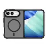 Adequado para Capa de Celular Dobrável Magnética Skin-Feel para Iphone18Duofold Capa Protetora Transparente Fosca Dois em Um