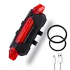 Lanterna Traseira de Bicicleta Recarregável por USB Luz de Advertência para Pedalar à Noite 216 Lanterna Traseira LED Luz de Bicicleta Equipamento de Ciclismo