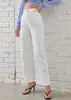 Jeans Casual de Cintura Alta Wide-Leg Novo para Outono 2025 para Mulheres - Exportação Europeia e Americana Transfronteiriça Amazon Wish Aliexpress