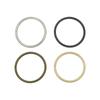 Accesorios de hardware para equipaje al por mayor, anillo de metal circular de 5 cm de diámetro interior, anillo de hierro, anillo circular, anillo
