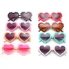 Moda infantil 2020 óculos de sol de amor óculos de sol de desenho animado fofos óculos de sol de bebê personalizados onda óculos de sol estilosos