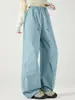 Pantalones de senderismo para mujer de estilo montaña, secado rápido para exteriores, finos de primavera, estilo dopamina, cortavientos, impermeables, adelgazantes y que realzan la altura, para trekking