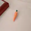 Divertidos Pasadores para el Cabello de Verduras Simuladas: Lindos Pasadores de Zanahoria, Pinzas para Flequillo Lateral y Accesorios para el Cabello