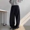 Pantalones deportivos de estilo vintage con dobladillo curvo, nuevos, versátiles, con efecto degradado para hombre, para primavera y otoño, holgados, de pierna ancha, marca de moda, pantalones tipo banana geniales y elegantes