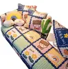 Cojín de sofá universal antideslizante moderno y simple para cuatro estaciones, toalla de sofá estilo celebridad de internet con estampado de dibujos animados, funda de sofá para el hogar, venta al por mayor