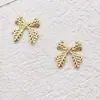 Adesivos de Unhas Artísticas Borboleta Estilo Coreano, Lantejoulas para Unhas Bicolores Dourado e Prata, Acessórios para Unhas Artísticas, Modelos Aplicáveis para Salão de Unhas da Moda