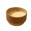 Fabricante de papel para air fryer, bandeja de luxo leve, prato para vinagre, formato quadrado, embalagem blister, 20*4,5, 100 folhas, copos de papel revestidos