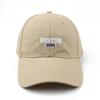 Boné de beisebol com letras americanas, aba larga, circunferência da cabeça grande, moda casual, moda para todos os tipos de compras, moda masculina