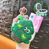 Colgante Llavero Muñeco Espejo Oso de Peluche Espejo de Maquillaje Lindo Espejo Mini para Retoques Accesorio para Bolsa