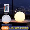 Lâmpada Portátil Inteligente Tuya Cor RGB Mutável Luz Ambiente Suporta Controle por Voz Alexa/Google Luz Noturna de Cabeceira