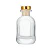 Botella de fragancia simple sin fuego bayoneta corte plano botella de vidrio sin fuego ratán vacío botella de fragancia adornos para el hogar estilo ins