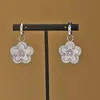 Juego de Joyería de Trébol de Cinco Hojas, Collar de Flor de Ciruelo de Nácar Natural de Lujo Ligero, Cadena para Clavícula Transfronteriza, Pendientes, Anillo, Pulsera para Mujer