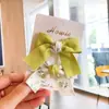Pinza para la boca con relieve floral estilo coreano, lazo fresco, 2 piezas, pinza lateral para niña, pasador simple para padres e hijos