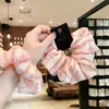 Accesorio para el Cabello de Tela Rayada con Bloques de Color Sencillo, Alta Elasticidad, Goma para el Cabello que no Aprieta, Diadema Versátil