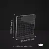 Bloque de Sello Transparente Acrílico DIY Multiespecificación con Impresión de Líneas de Cuadrícula Herramienta de Estampado para Scrapbooking y Tarjetas