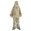 Tiras de Tela de Lija, Traje Ghillie, Traje de Caza, Traje de Hojas, Traje de Camuflaje para Jungla, Desierto, Nieve, Traje de Invisibilidad, Traje de Camuflaje