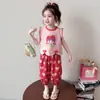 Conjunto de Verano sin Mangas para Niñas 2026 Nuevo Conjunto Casual de Dibujos Animados con Chaleco de Dos Piezas Atuendo de Verano para Bebé Niña