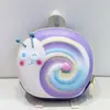 Mochila Nueva de Jardín de Infancia de Moda para Niños Pequeños, Mochila Infantil con Forma de Caracol, Mochila Cáscara de Huevo para Niños y Niñas, Transfronteriza