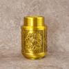 Bule de Chá Auspicioso Quatro Tesouros de Latão Integral Hongda Pote Criativo para Armazenamento Bule de Chá Dragão e Fênix Ornamentos de Bronze