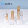 Botella Roll-On de Vidrio para Perfume con Bola de Rodillo Dorada Electrochapada Spot Transfronteriza Botella con Bola de Rodillo Plateada 3Ml5Ml10Ml