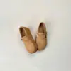 Versión de Piel de Vaca~Zapatos Birkenstock para Mujer de Suela Gruesa, que Aumentan la Altura, Forrados de Lana, Completamente Cerrados, Estilo Invierno Birkenstock Mocasines, Zapatos de Algodón, Botas de Nieve, Zapatos Individuales