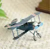 Decoración de Pastel de Avión Vintage Decoración Decoración de Pastel Tema Avión Modelo Tres Colores Pequeño Avión Decoración para Hornear