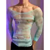 Ropa Íntima Sexy para Hombre Loubei, Malla Jacquard Sexy de Tentación Malla Mono, Huecos Transparentes Uniforme de Pasión