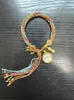 Pulsera de cuerda trenzada estilo Tíbet, regalo, cuerda colorida hecha a mano, colgante thangka de estilo étnico, joyería tejida a mano DIY para hombres