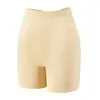 Zhanrun Cross-Border 1358 Boxer Sem Costura Modelador de Cintura Média Cavado Modelagem do Corpo Cor Pura Shorts Levanta Cintura e Quadril Mulher