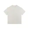 Camiseta Lavada Desgastada Retro Holgada Estilo Europeo y Americano con Logo Impreso Personalizado Chaleco Oversize Hombro Descubierto Mangas Cortas Transfronterizo