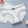 Venta directa de fábrica explosiones algodón con rosca cintura transpirable ropa interior para dama linda cadera bragas juveniles mujer