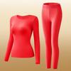 Conjunto de Roupa Térmica para Beleza da Pele com Ácido Hialurônico para Mulheres, Blusa de Manga Longa e Calça Longa, Roupa Térmica de Camada Base para Outono e Inverno