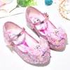 Zapatos para Niñas Aisha Primavera y Otoño Frozen Niños Tacones Altos Concurso de Piano Espectáculo de Princesas Escenario Zapatos de Cuero