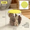Banquito Almacenamiento para Niños, Caja de Almacenamiento de Peluches, Cubo de Almacenamiento Transparente, Banquito Almacenamiento que se Puede Usar como Asiento, Mayoreo