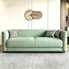 Sofá Minimalista e Leve para Apartamentos Pequenos, Salas de Estar, Casas de Aluguel e Áreas de Recepção de Barbearias, Adequado para Duas ou Três Pessoas