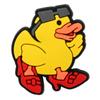 Patito Amarillo Lindo de Goma Suave de PVC Hebilla Decorativa Desmontable para Zuecos, Dijes para Zapatos, Accesorios de Bricolaje Transfronterizos en Stock