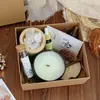 Vela Perfumada de Cáscara de Coco Caja de Regalo de Aromaterapia Incienso Libre de Humo Cera de Coco Hecha a Mano Fragancia Souvenir de Vacaciones de Alta Gama