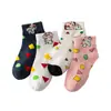 Calcetines de Dibujos Animados de Moda para Mujer 2021 Crayon Shin-Chan Calcetines de Algodón a Media Pantorrilla Venta al por Mayor Versátiles Estilo Japonés Tendencia Ins